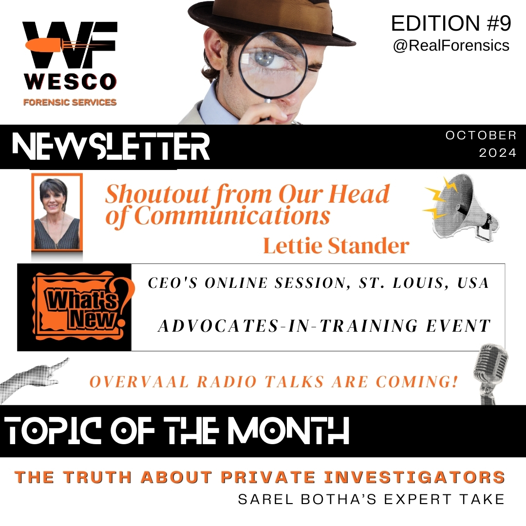 October 2024 Forensic Science Newsletter | Expert Insights and Investigations